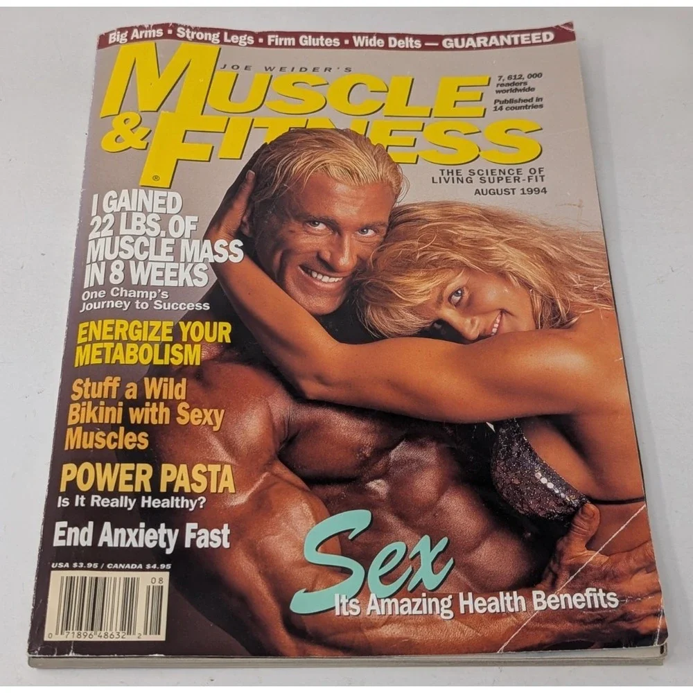 Muscle & Fitness Bodybuilding Magazine David Dearth & Laurie Donnelly 1994‎ VTG